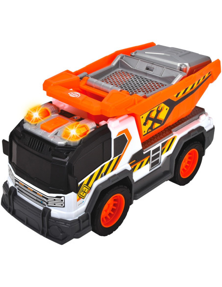 S203306025,Camion de constructie Dickie Toys Dump Truck 30 cm cu lumini si sunete