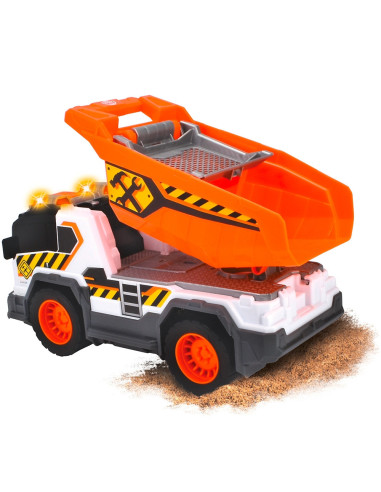 S203306025,Camion de constructie Dickie Toys Dump Truck 30 cm cu lumini si sunete