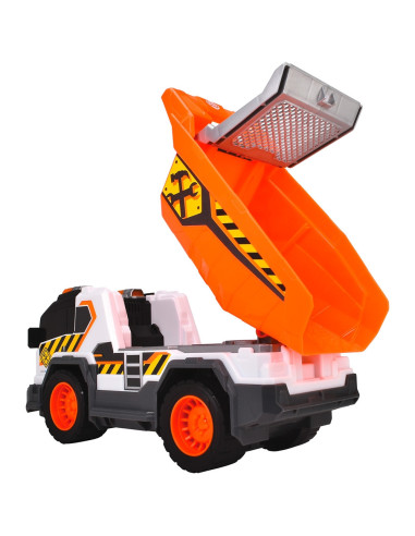 S203306025,Camion de constructie Dickie Toys Dump Truck 30 cm cu lumini si sunete