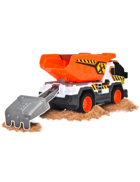 S203306025,Camion de constructie Dickie Toys Dump Truck 30 cm cu lumini si sunete