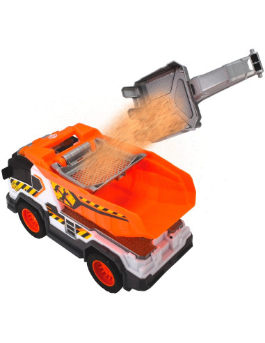 S203306025,Camion de constructie Dickie Toys Dump Truck 30 cm cu lumini si sunete