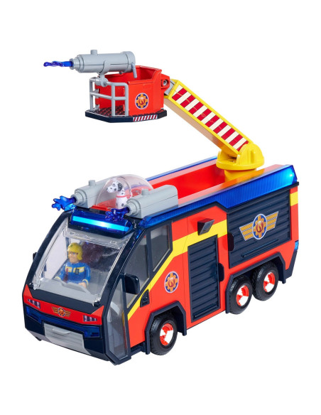 S109252595038,Masina de pompieri Simba Fireman Sam Jupiter cu lumini, sunete si figurine