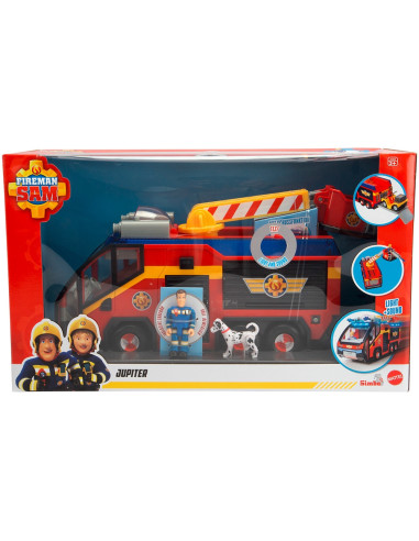 S109252595038,Masina de pompieri Simba Fireman Sam Jupiter cu lumini, sunete si figurine