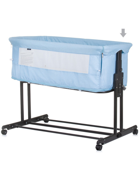 KOSZE0203SK,Patut co-sleeper si tarc Chipolino Zen sky blue