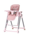 STHSC02503PM,Scaun de masa Chipolino Super Chef 2 in 1 pink marshmallow
