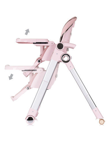 STHSC02503PM,Scaun de masa Chipolino Super Chef 2 in 1 pink marshmallow