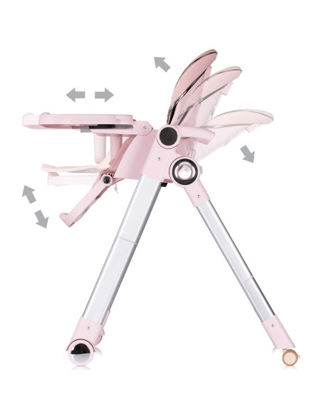 STHSC02503PM,Scaun de masa Chipolino Super Chef 2 in 1 pink marshmallow