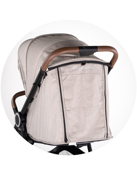 LKUL02503TR,Carucior sport Chipolino Ultera cu husa picioare tiramisu