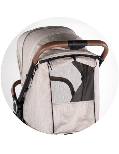LKUL02503TR,Carucior sport Chipolino Ultera cu husa picioare tiramisu