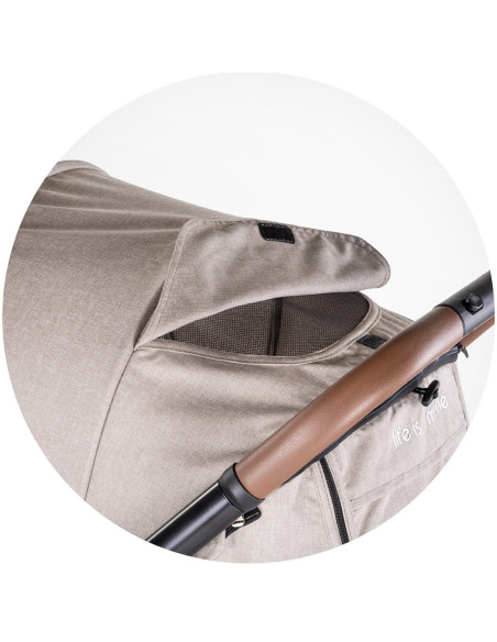 LKUL02503TR,Carucior sport Chipolino Ultera cu husa picioare tiramisu