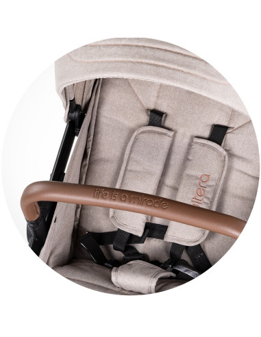 LKUL02503TR,Carucior sport Chipolino Ultera cu husa picioare tiramisu