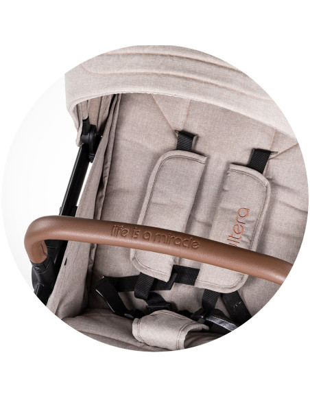 LKUL02503TR,Carucior sport Chipolino Ultera cu husa picioare tiramisu