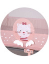 KOSIK2504CA,Patut pliabil Chipolino Capri Cat pink