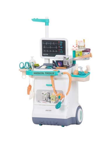 DIPK002406DS,Set jucarie Chipolino Doctor cu lumini, sunete si 26 accesorii