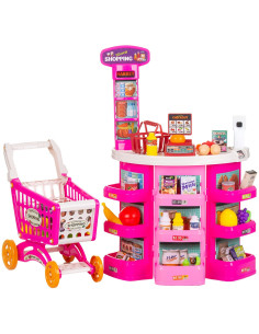 DIPK002416SK,Set jucarie Chipolino Supermarket 78 cm cu lumini, sunete si 76 accesorii