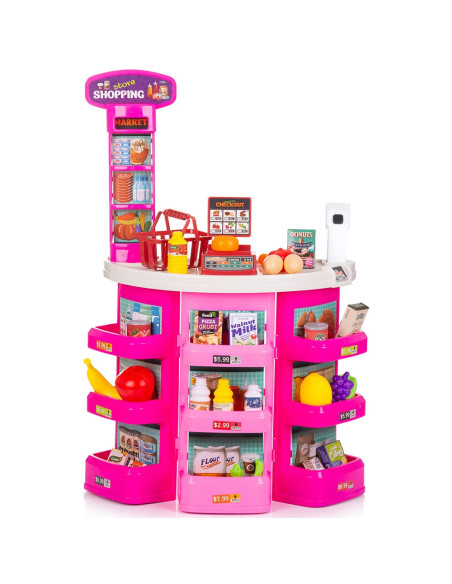 DIPK002416SK,Set jucarie Chipolino Supermarket 78 cm cu lumini, sunete si 76 accesorii