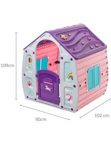 PLHU002504UN,Casuta pentru copii Chipolino Magical House Unicorn