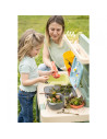 S7600840208,Bucatarie Smoby Mud Kitchen cu 15 accesorii