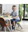 S7600880121,Scaunel cu spatar pentru copii Smoby Life albastru