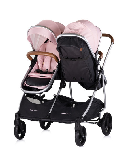 ST-KBDS02506PM,Carucior gemeni Chipolino Duo Smart 3 in 1 pink marshmallow
