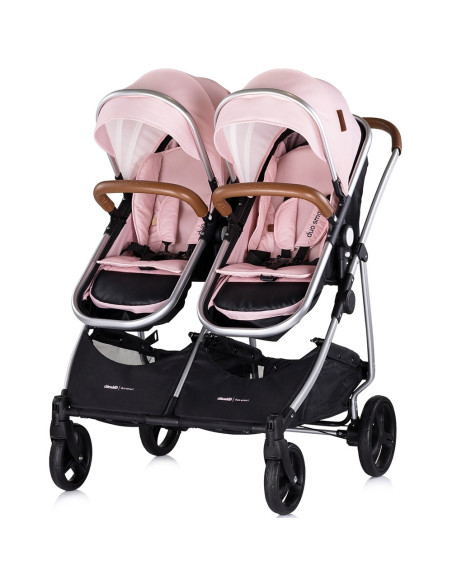 ST-KBDS02506PM,Carucior gemeni Chipolino Duo Smart 3 in 1 pink marshmallow
