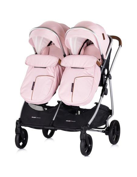 ST-KBDS02506PM,Carucior gemeni Chipolino Duo Smart 3 in 1 pink marshmallow