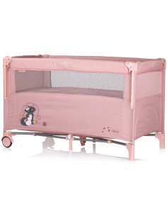 KOSIRE259PM,Patut pliabil Chipolino Relax pink marshmallow cu laterala culisanta 2