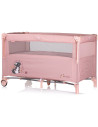 KOSIRE259PM,Patut pliabil Chipolino Relax pink marshmallow cu laterala culisanta