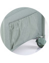 KOSIRE254BA,Patut pliabil Chipolino Relax basil linen cu laterala culisanta