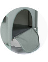 KOSIRE254BA,Patut pliabil Chipolino Relax basil linen cu laterala culisanta
