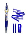 Set stilou cu mecanism si cerneala termosensibila + Rezerve, Transformers, Albastru