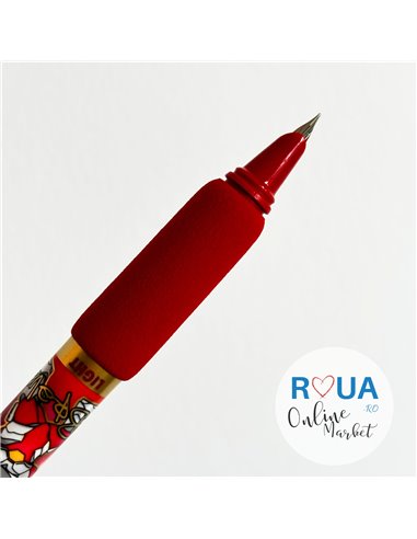 stilou cu mecanism si cerneala termosensibila + Rezerve, Transformers, Rosu