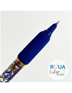 Set stilou cu mecanism si cerneala termosensibila + Rezerve, Transformers, Albastru 2