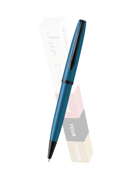 Pix Pelikan Jazz Noble Elegance K36 in cutie carton, Aquamarine - albastru