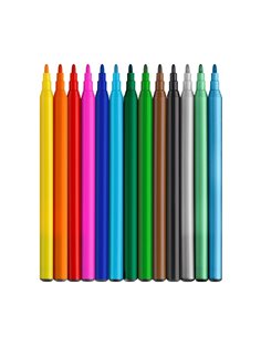 Carioci Faber-Castell FC554214, 10 + 3 culori, Motiv dinozaur 2