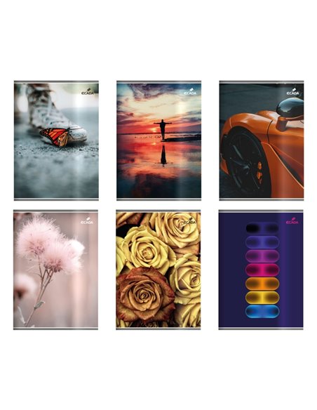 Set 12 x Caiet ECADA A4 60 file Matematica