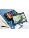 FC217553,Set cadou 32 creioane colorate Albrecht Durer + 4 pitt artist pen + pensula FABER-CASTELL FC217553, 32 culori/set