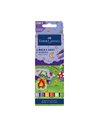 Set 6 x Sketch marker cu 2 capete bold and easy goldfaber FABER-CASTELL FC164814, 6 culori/set