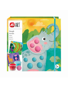 VV-1038-21064,As Art Set 7 Borcanase De Plastilina Animale