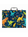 VV-1038-82059,Happi Hobbi Art Case Set De Desen Deluxe Cu 100 De Accesorii Dinozaur