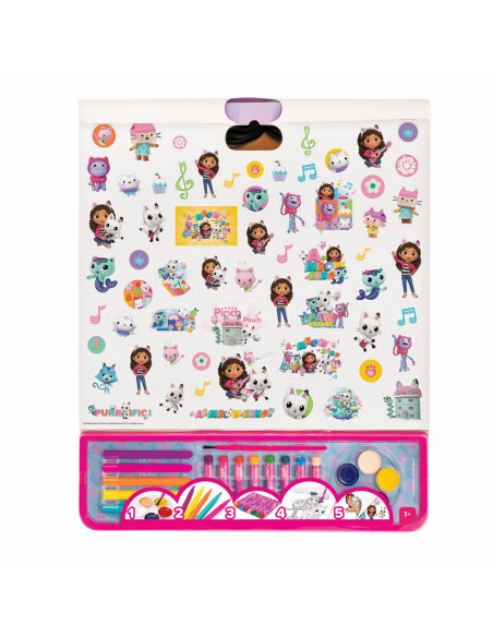 VV-1023-62757,Set Pentru Desen Giga Block 5 In 1 Gabby Dollhouse