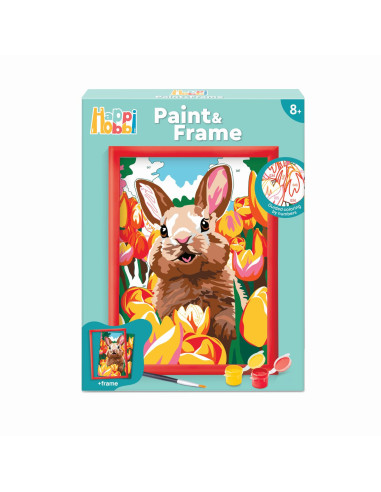 VV-1038-41027,Happi Hobbi Picteaza Si Inrameaza Iepuras Vesel