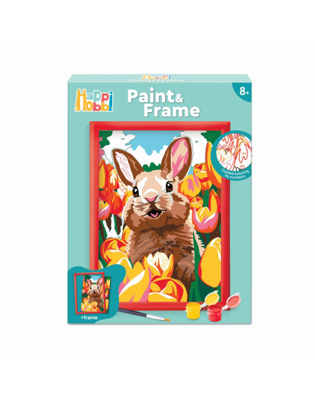 VV-1038-41027,Happi Hobbi Picteaza Si Inrameaza Iepuras Vesel