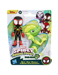 F9478_G0121,Spidey Si Prietenii Marvel Dino Webs Miles Spin Morales Si Marvel's Electrosaurus