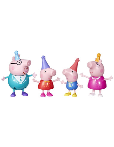 F2171_F9510,Peppa Pig Set Figurine Petrecere In Familia Pig
