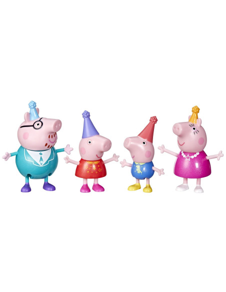 F2171_F9510,Peppa Pig Set Figurine Petrecere In Familia Pig