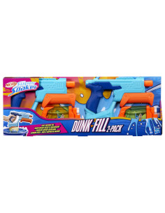G0995,Nerf Super Soaker Set 2 Blastere Nerf Dunk Fill