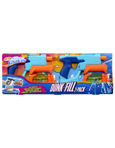 G0995,Nerf Super Soaker Set 2 Blastere Nerf Dunk Fill