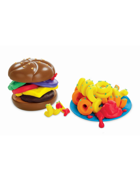 E5112_E5472,Play Doh Kitchen Creations Set De Gatit Hamburger