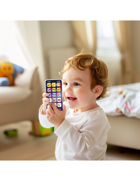 HE8966,Telefon Mobil Interactiv Bebe Inregistreaza Si Invata